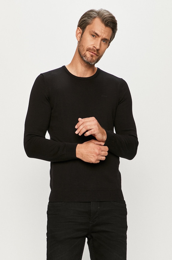 s. Oliver - Pulover subtiri negru 2040664