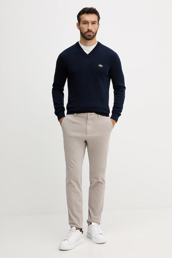 Lacoste sweter AH1951 granatowy AW25