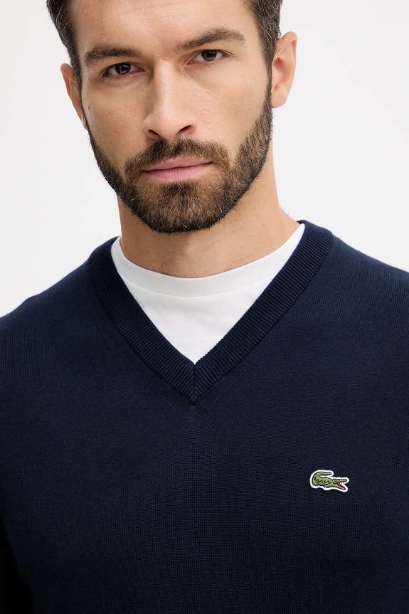Lacoste sweter granatowy AH1951