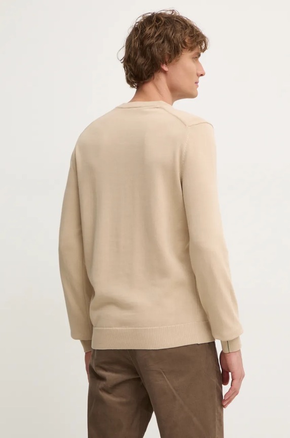 Odzież Lacoste sweter AH1951 beżowy
