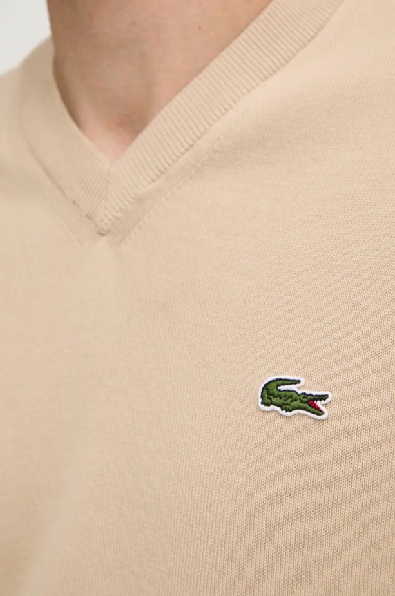 Lacoste sweter beżowy AH1951
