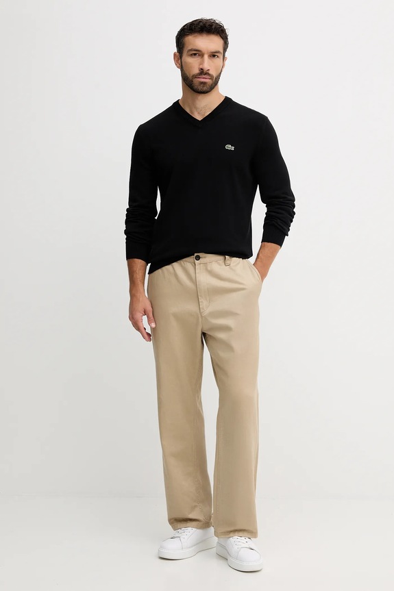 Lacoste sweter AH1951 czarny AW25