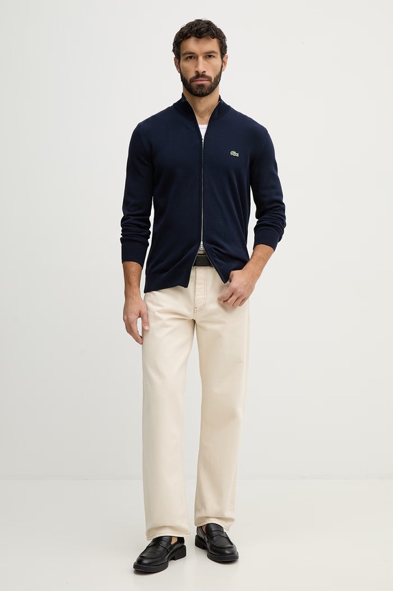 Lacoste kardigan AH1957 granatowy SS26