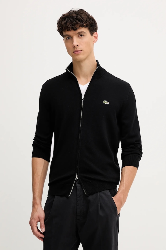 Lacoste cardigan uni negru AH1957