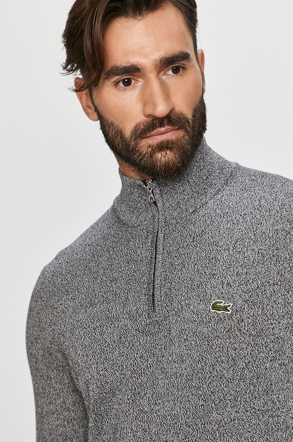 Πουλόβερ Lacoste σκούρο μπλε AH1980