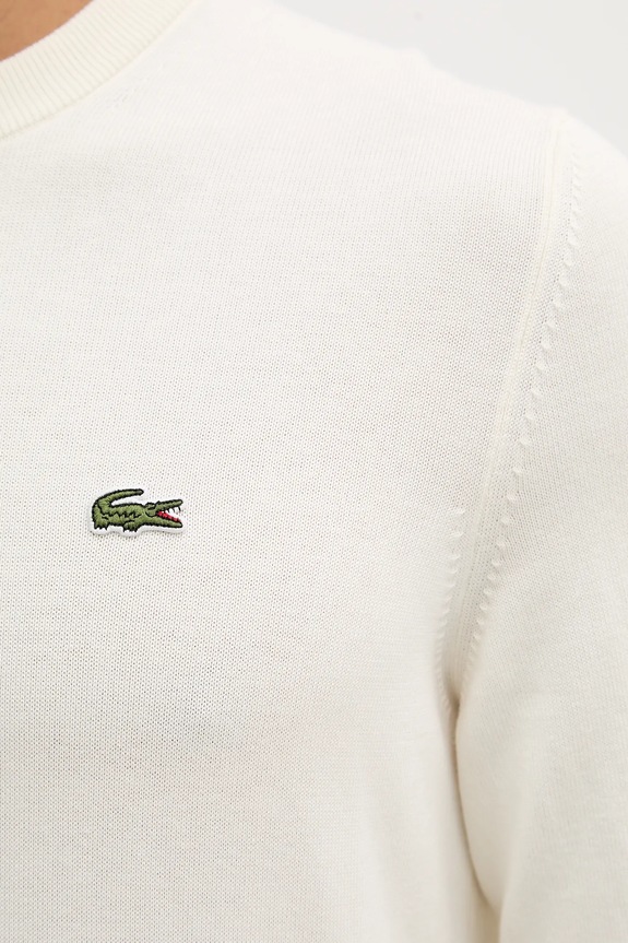Lacoste sveter pánsky bavlnený AH1985 béžová