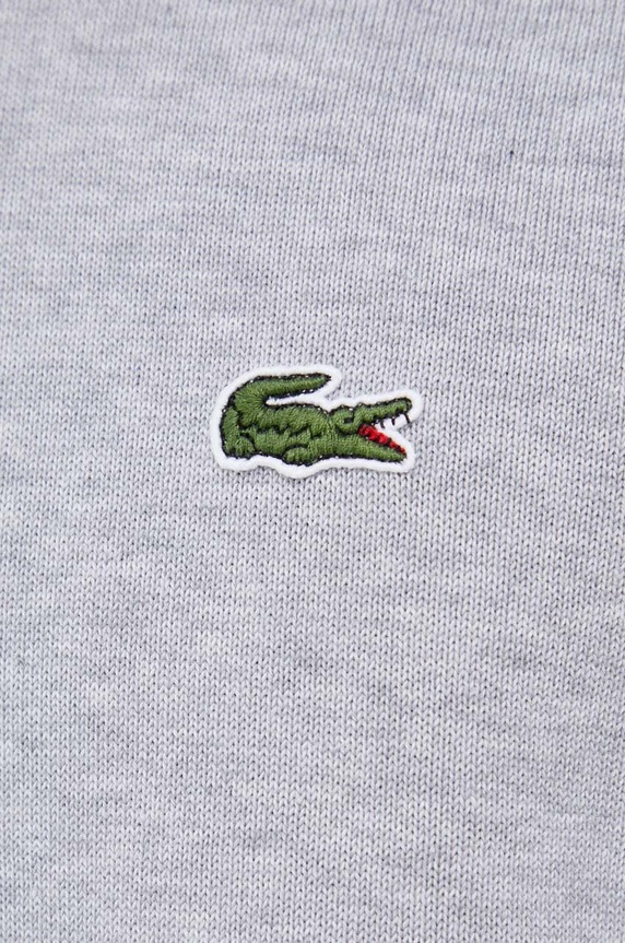 Lacoste sveter pánsky bavlnený AH1985 sivá