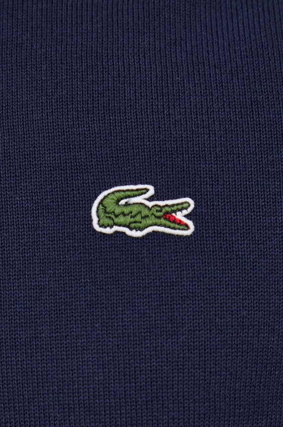 Lacoste pulover bărbătesc din bumbac AH1985 bleumarin