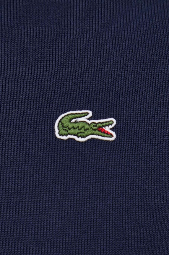 Lacoste pulover bărbătesc din bumbac AH1985 bleumarin