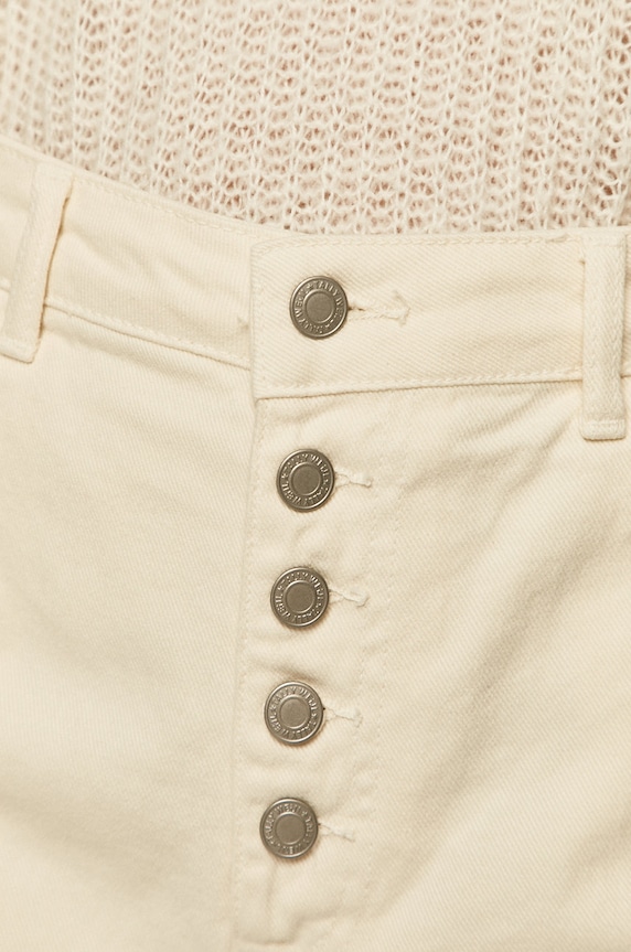 Tally Weijl - Джинсові шорти бежевий SSHCOMOMIB