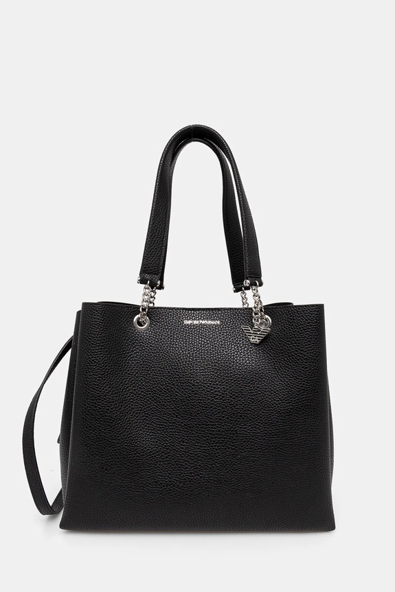 Emporio Armani kézitáska szintetikus bőr fekete Y3D158.YFN6E