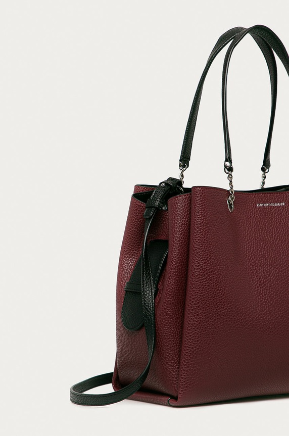 Accesorii Emporio Armani poșetă Y3D158.YFN6E burgundia