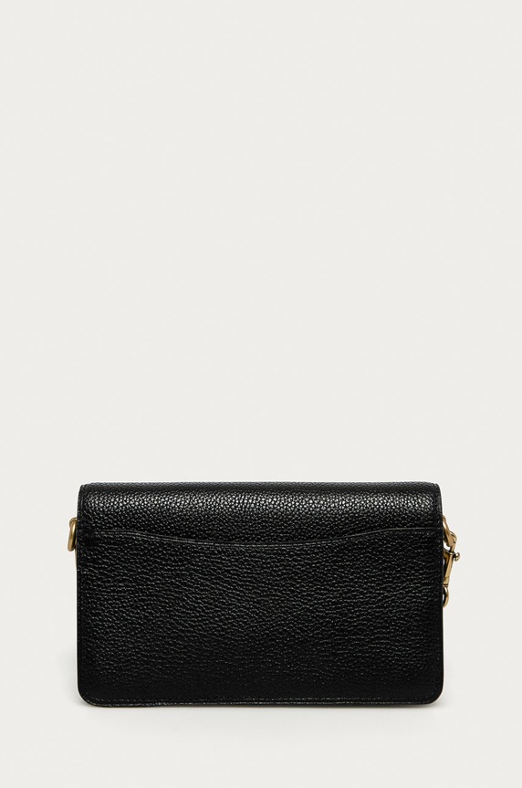 Akcesoria Coach - Torebka skórzana 76197 76197 czarny