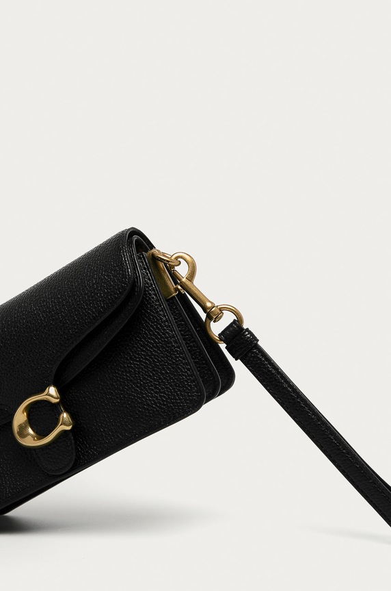 Coach - Torebka skórzana 76197 czarny 76197