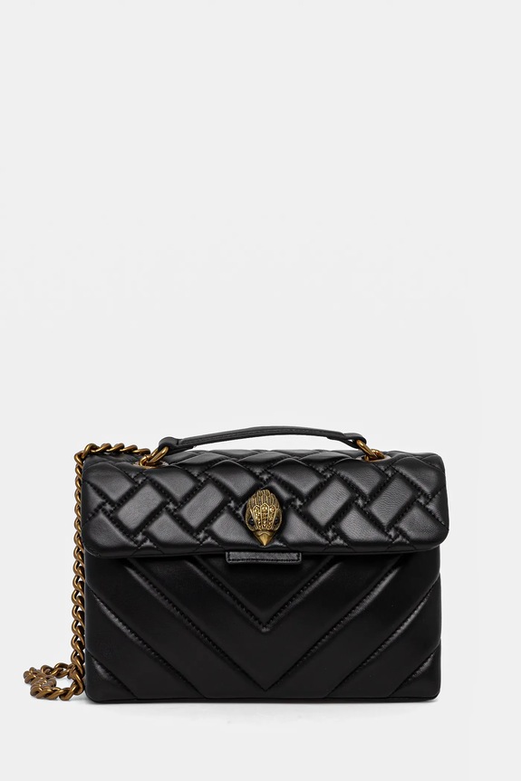 Kurt Geiger London - Torebka skórzana skóra licowa czarny 1470400109.00