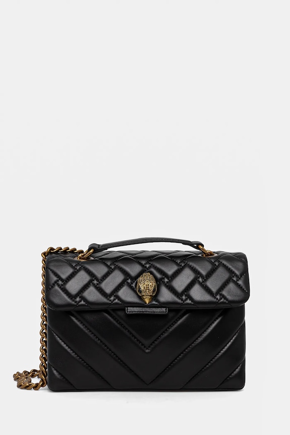 Kurt Geiger London - Torebka skórzana skóra licowa czarny 1470400109.00
