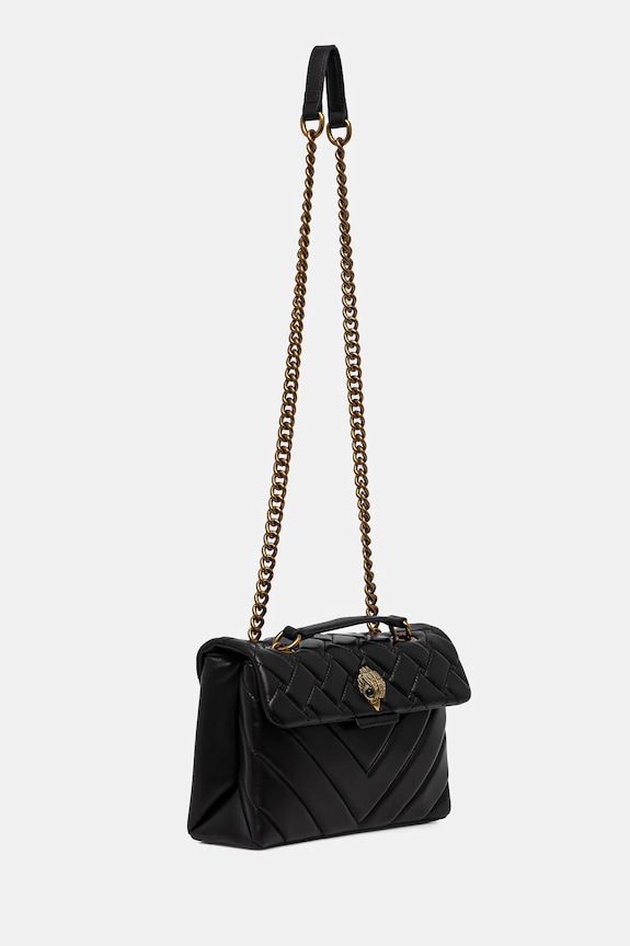 Kurt Geiger London - Torebka skórzana 1470400109.00 czarny AW20
