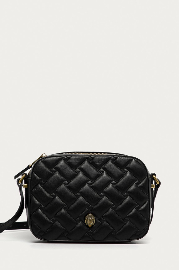 Kurt Geiger London - Kožená kabelka usňová koža čierna 5294400109.00