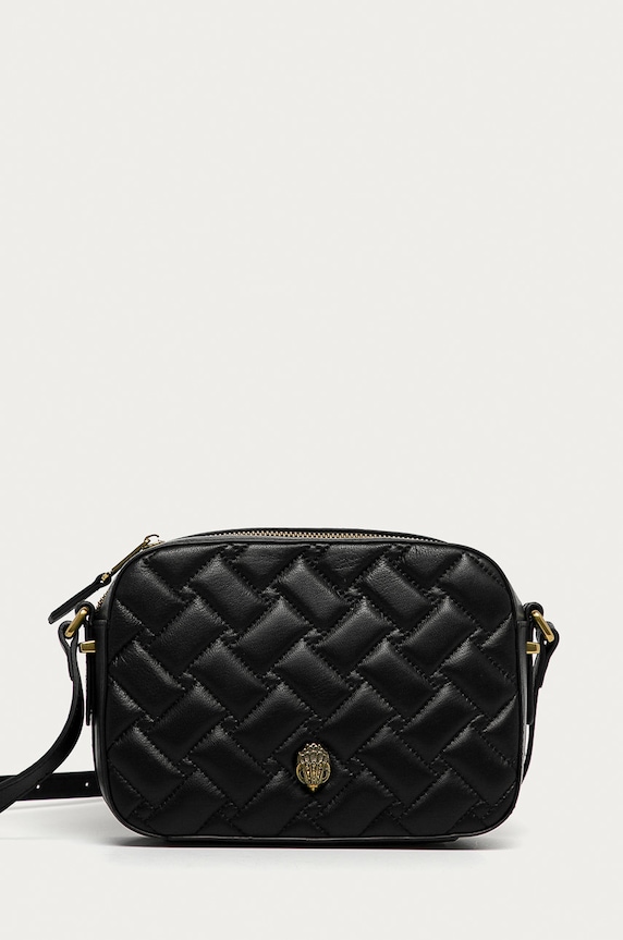 Kurt Geiger London - Kožená kabelka usňová koža čierna 5294400109.00