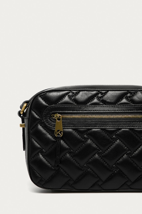 Kurt Geiger London - Kožená kabelka čierna 5294400109.00