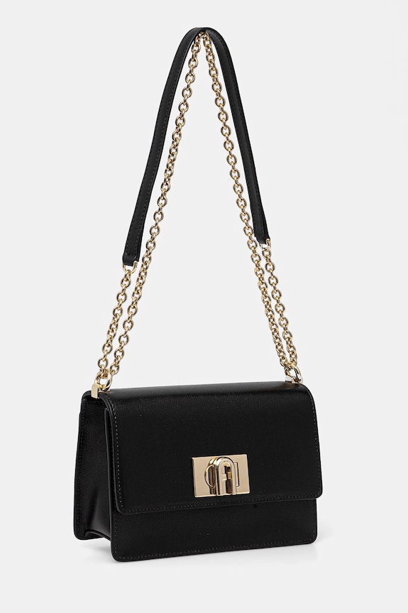 Furla - Torebka skórzana Bafkaco BAFKACO.ARE000.O6000 czarny SS26