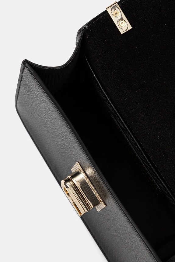 Furla - Torebka skórzana Bafkaco BAFKACO.ARE000.O6000 czarny