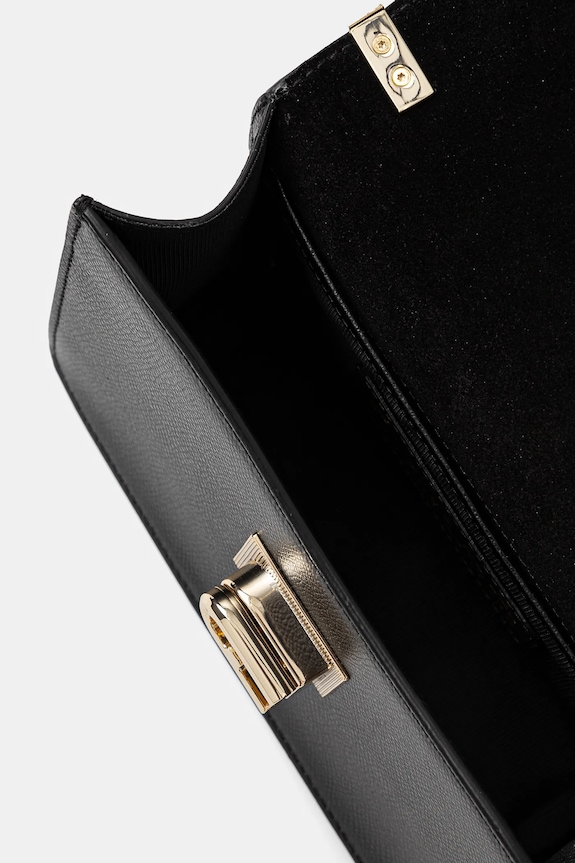 Furla - Torebka skórzana Bafkaco BAFKACO.ARE000.O6000 czarny