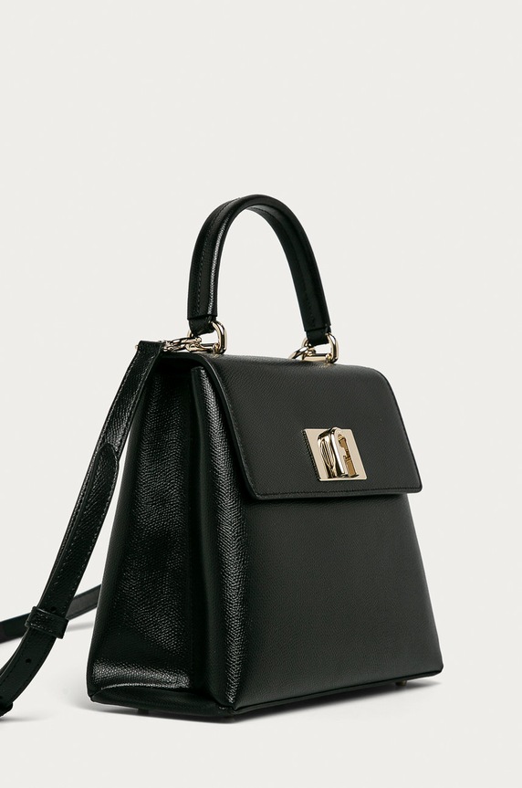 Furla - Bőr táska Bakpaco BAKPACO.ARE000.O6000 fekete AW24