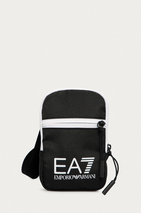 EA7 Emporio Armani - Saszetka 275977.CC982 nie mieści A4 czarny 275977.CC982