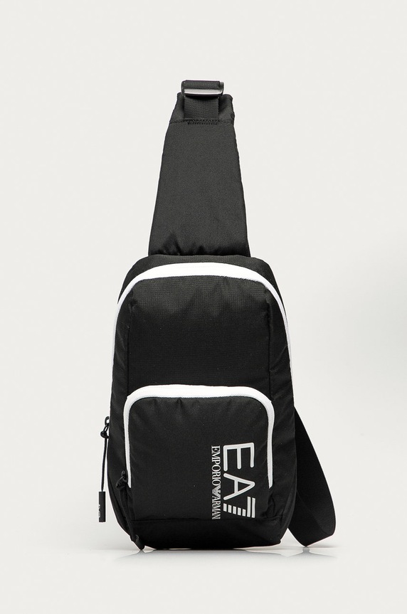 EA7 Emporio Armani - Malá taška potlač čierna 275970.CC980