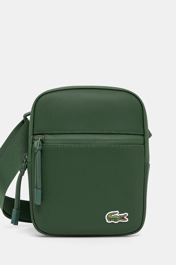 Lacoste Σακίδιο συνθετικό πράσινο NH3307LV