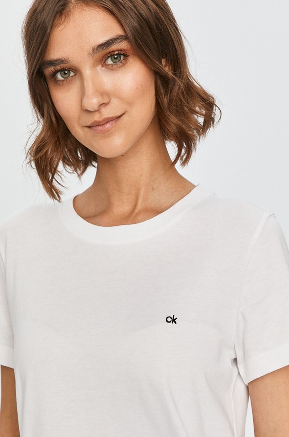 Calvin Klein - T-shirt fehér K20K202132