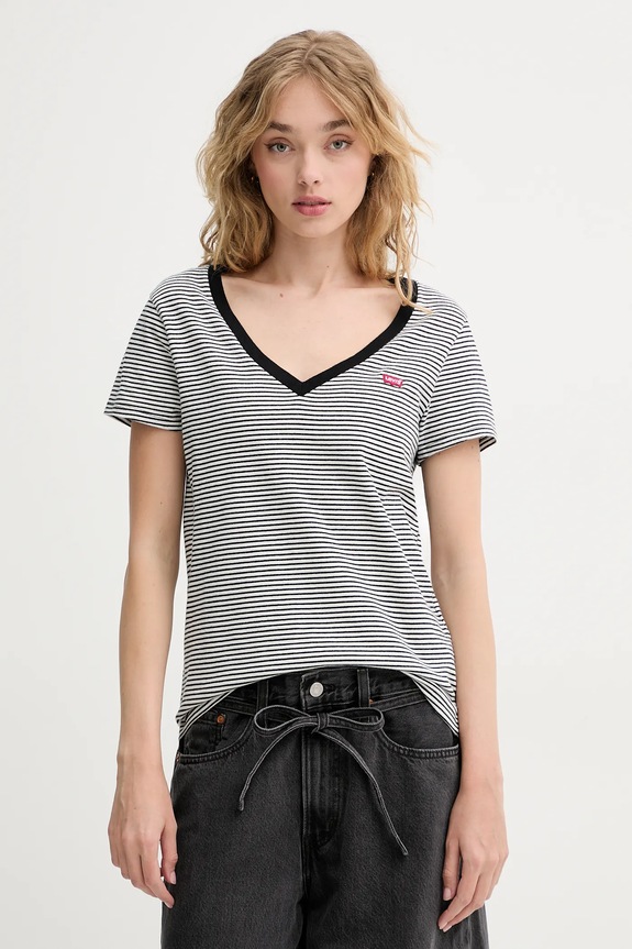Levi's - T-shirt wzorzyste czarny 85341.0004