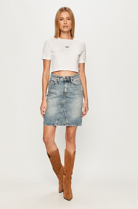 Vans - Μπλουζάκι VN0A54QUWHT1 λευκό SS21