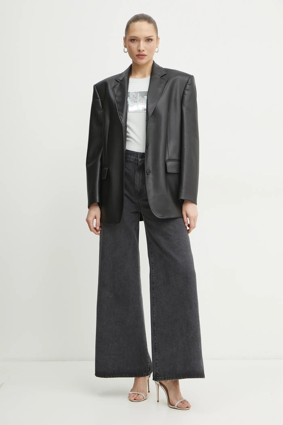 Bavlnené tričko Armani Exchange 8NYTDL.YJ73Z tyrkysová AA00
