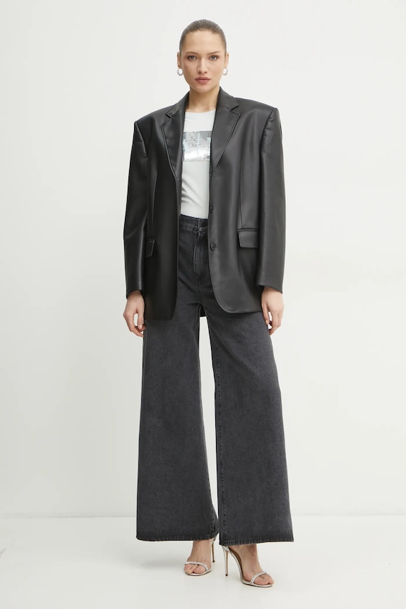 Bavlnené tričko Armani Exchange 8NYTDL.YJ73Z tyrkysová AA00