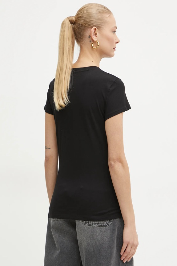 Odjeća Pamučna majica Armani Exchange 8NYTDL.YJ73Z crna