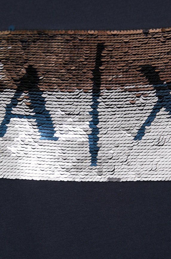 Armani Exchange t-shirt bawełniany 8NYTDL.YJ73Z granatowy