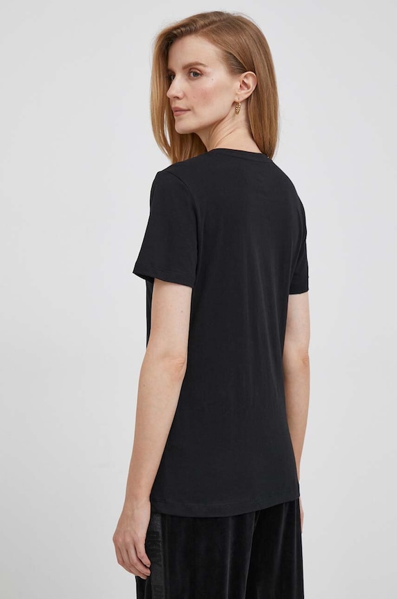 Oblečenie Bavlnené tričko Dkny W3276CNA čierna