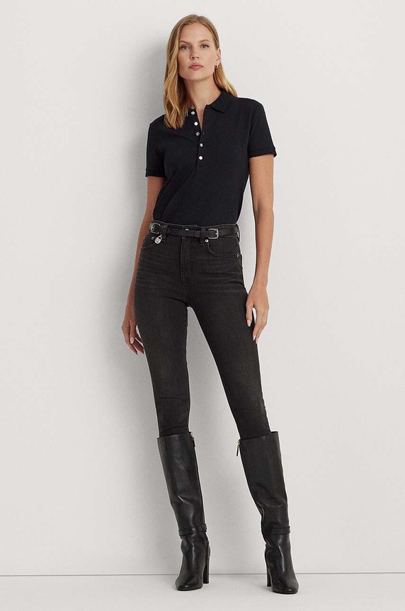 Ρούχα Lauren Ralph Lauren - Μπλουζάκι 200679219003 μαύρο