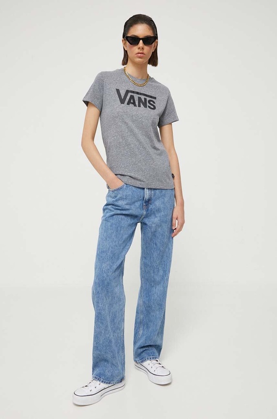 Vans - T-shirt VN0A3UP4GRH1 szary SS21