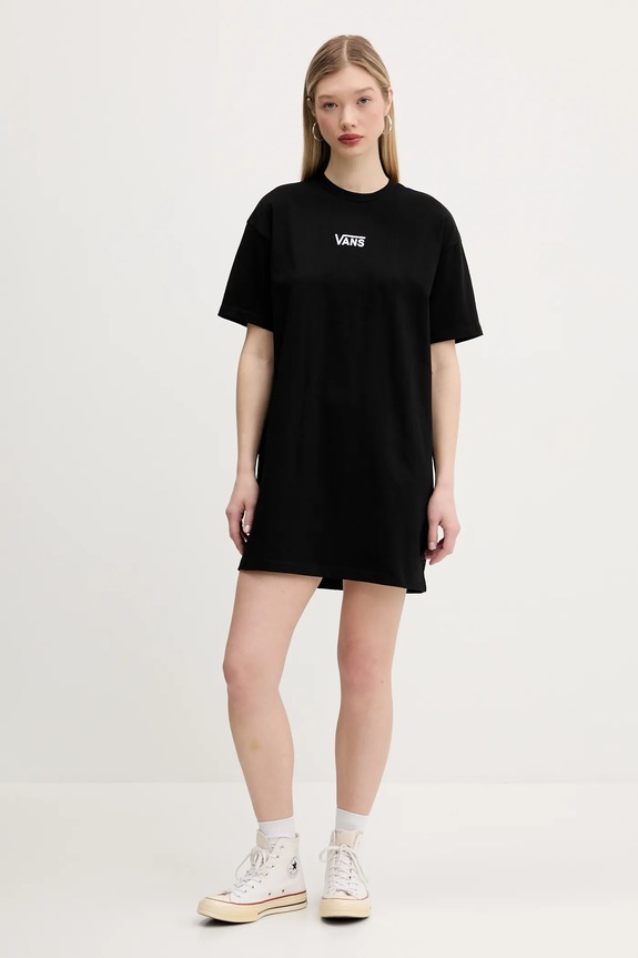 Vans - Μπλουζάκι VN0A4RU2BLK1 μαύρο AA00