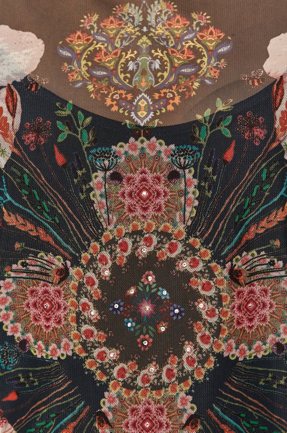 Desigual - Blúzka 19WWTKY5 tmavomodrá