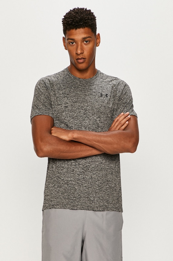Under Armour - Μπλουζάκι μελανζέ μαύρο 1326413.002