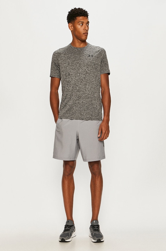 Under Armour - Μπλουζάκι 1326413.002 μαύρο SS24