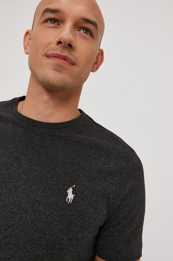Μπλουζάκι Polo Ralph Lauren μαύρο 710671438164