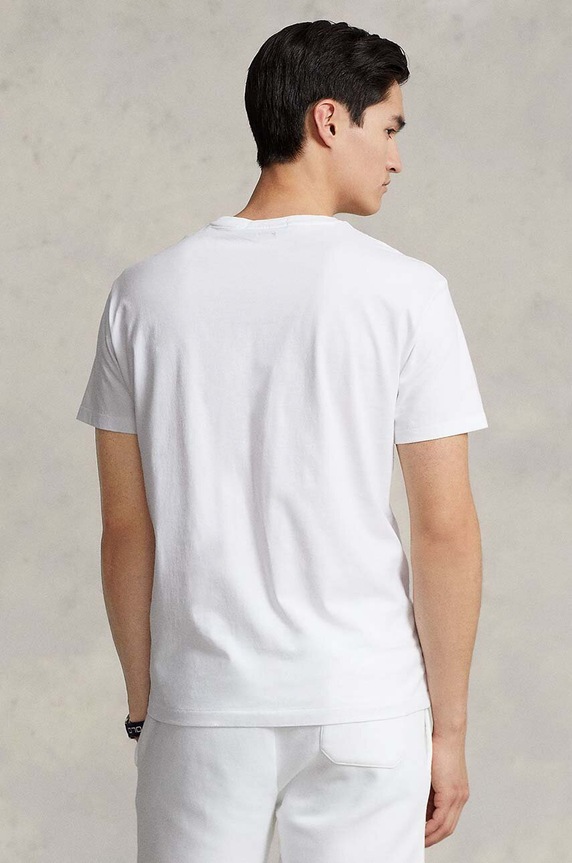 Polo Ralph Lauren pamut póló 710750444002 fehér SS24