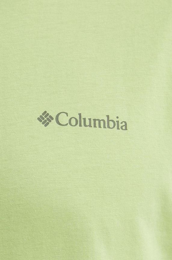 Columbia pamut póló North Cascades 1834041 zöld