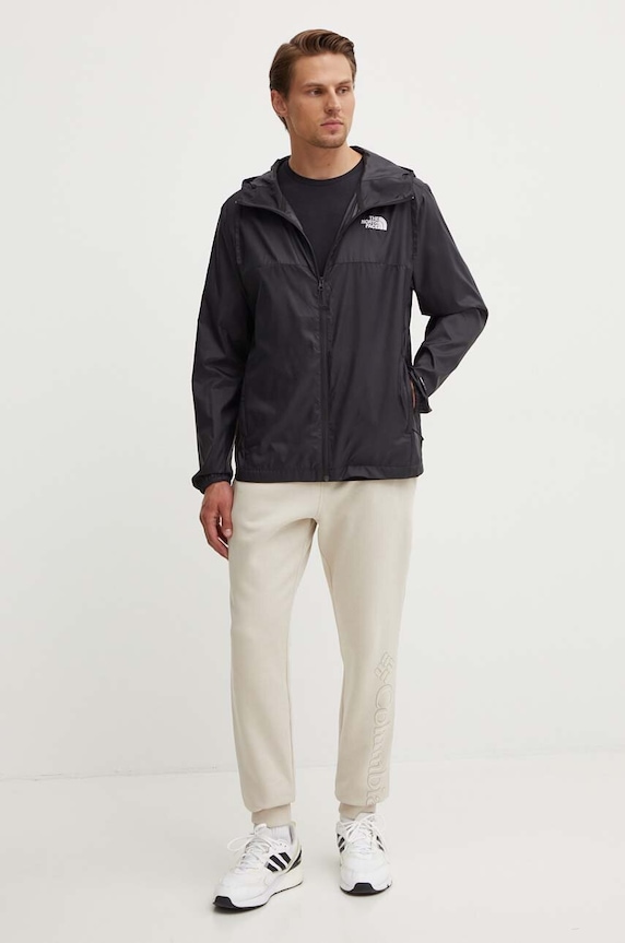 Βαμβακερό μπλουζάκι Columbia North Cascades 1834041 μαύρο SS25