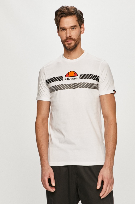 Ellesse - T-shirt biały SHG09758